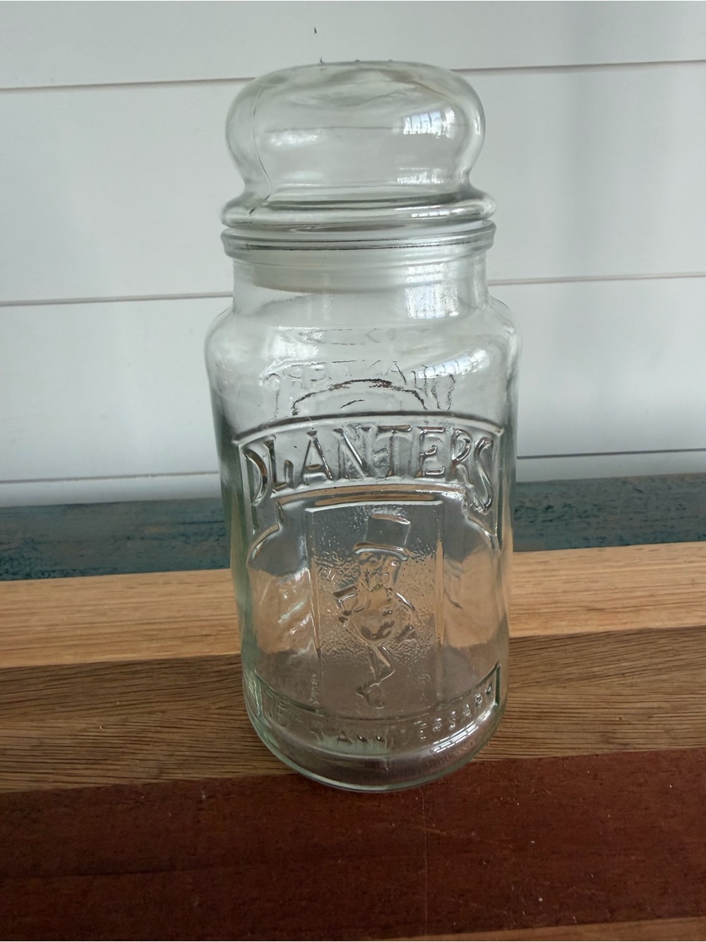 Vintage Planters Peanuts 75th Anniversary Jar with Lid